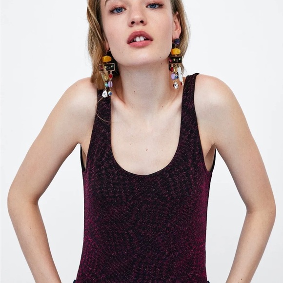 Zara sparkle bodysuit - Picture 3 of 5